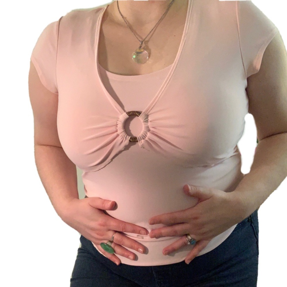 ⚡️ Pastel Pink fitted Top